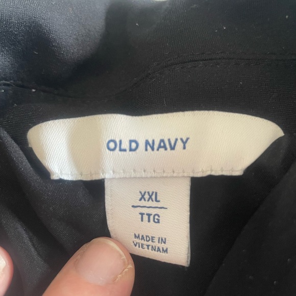 2/$25 🎉 OLD NAVY Black boxy one button blazer (XXL) - Picture 7 of 10